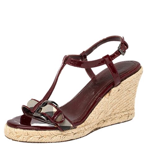 burberry espadrilles size review|Burberry wedges summer sandals.